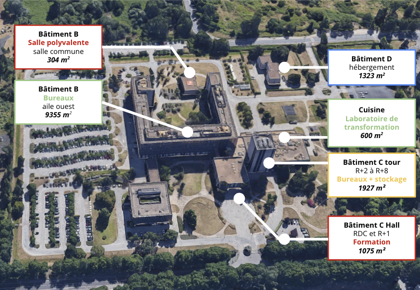 Occuper un bâtiment tertiaire - Étude, plan | Plateau Urbain