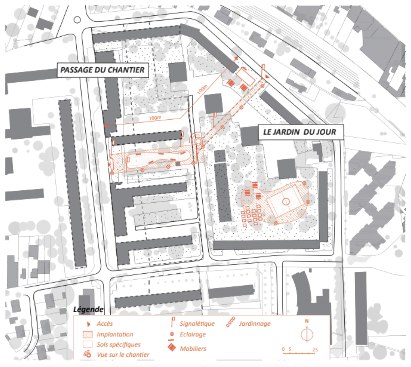 L'urbanisme transitoire à l'échelle d'un quartier à Épinay - Étude, plan | Plateau Urbain