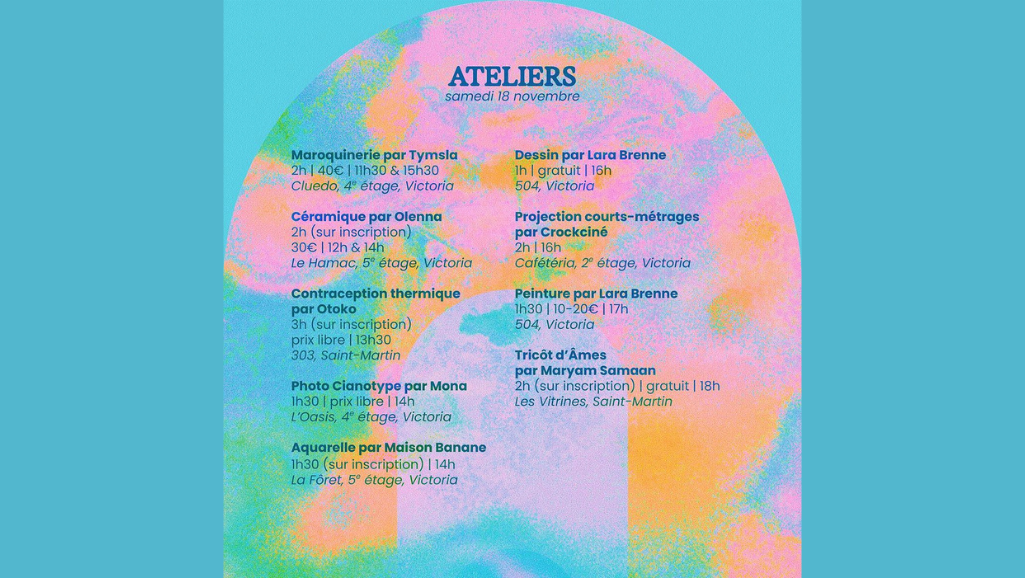 Programme des portes ouvertes du tiers-lieu les Arches Citoyennes à Paris - Plateau Urbain