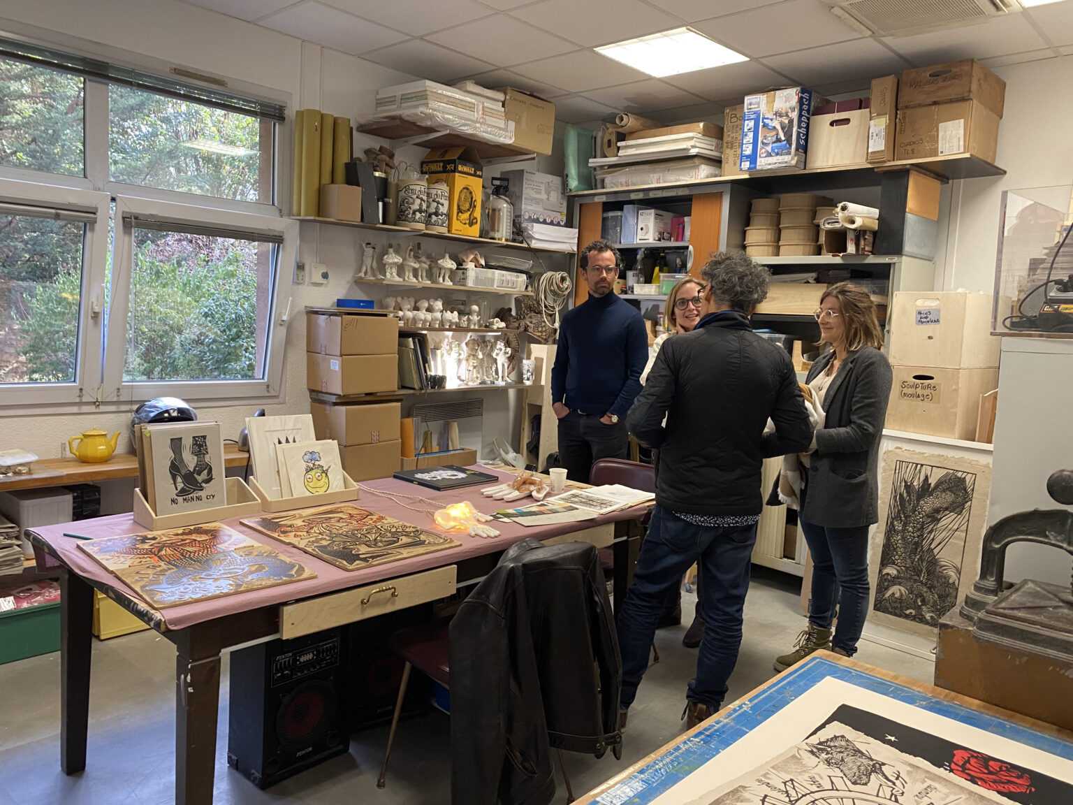 La Pampa, atelier d'artiste, urbanisme transitoire dans un tiers-lieu - Plateau Urbain